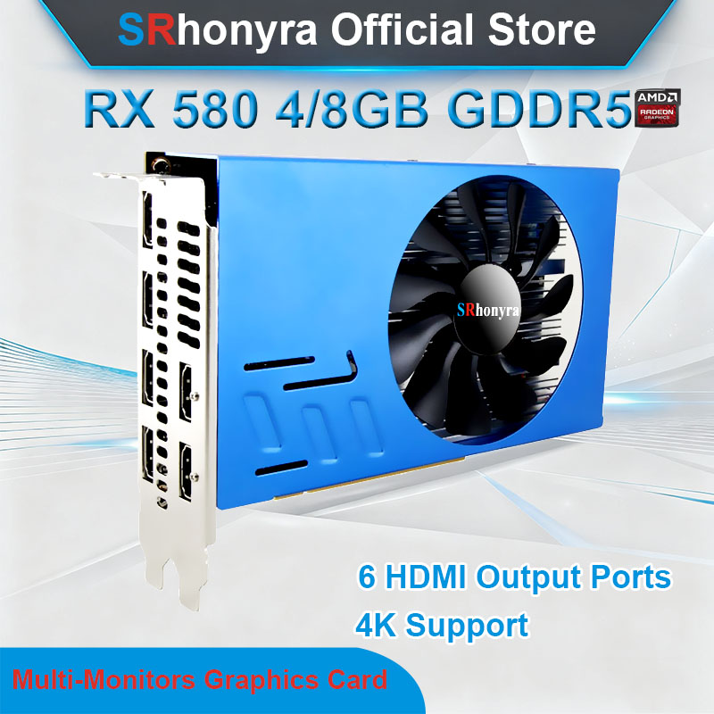 SRhonyra AMD RX580 4/8GB Graph - Rx 580 8Gb 2048Sp Gpu recension och pris