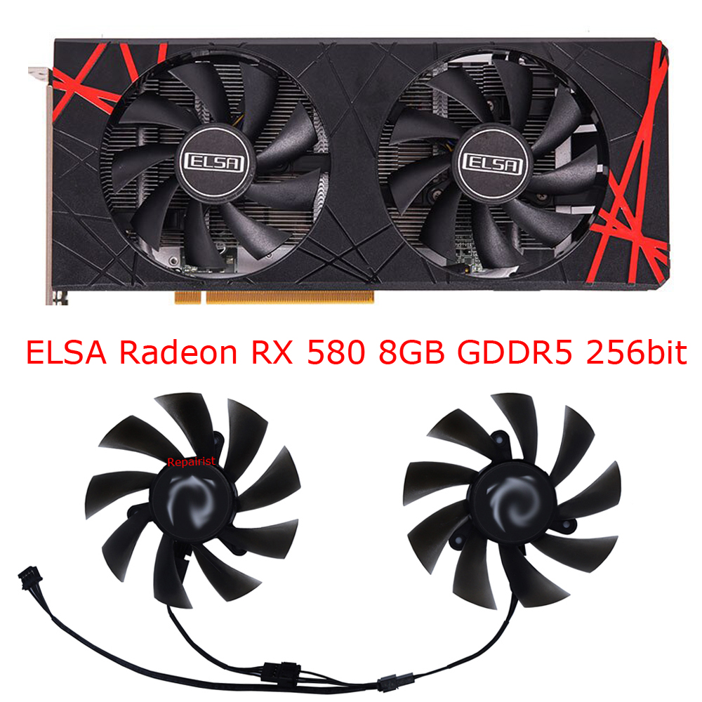 GPU Video Card Fan Graphics Co - Rx 580 8Gb 2048Sp Gpu recension och pris